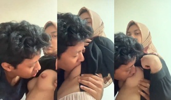 Abg Hijab Netein Pacar Diteras Rumah