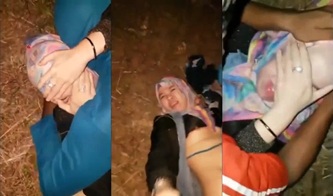 Gangbang Tante Hijabers Dilapangan Dekat Rumah