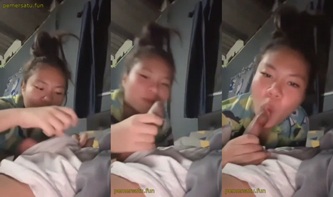 Mesumin Adik yang Lagi Tidur Disepongin